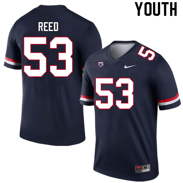 Youth #53 Malik Reed Arizona Wildcats College Football Jerseys Sale-Navy